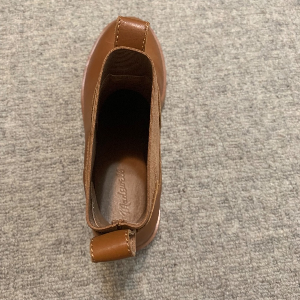 Madewell Camryn Chelsea Crepe Sole Boots, Women's 10.5, Leather English Saddle - Picture 4 of 9